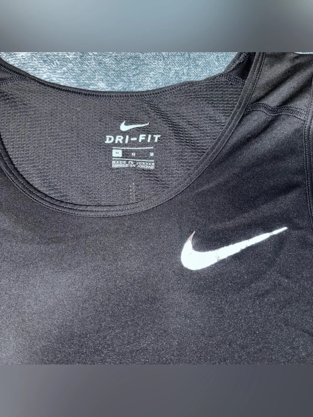 Nike Men’s Miler Dri-Fit Tank in Black Size Medium